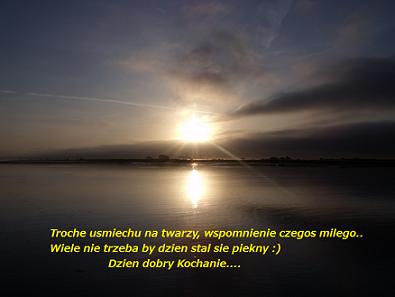 Kartka Dzien dobry...