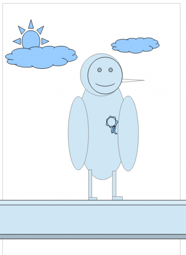 Kartka Pingwinek dla cb