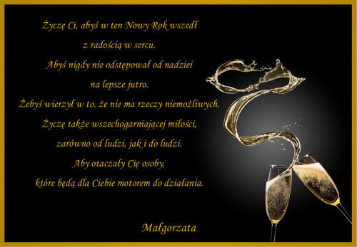 Kartka Nowy Rok