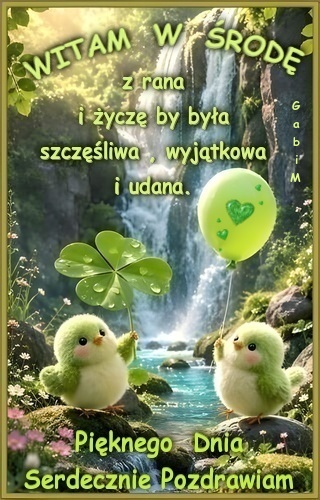 Kartka Dzie� 🍀 Dobry w �rod� ..