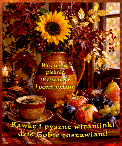 Kartka   🍁 �ycz� Ci Pi�knego Czwartku!