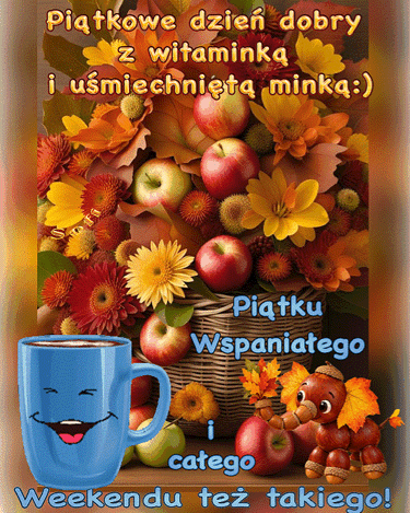 Kartka   😉Witam Ci� w Pi�tek wesolutko