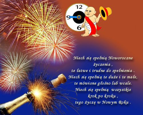 Kartka Nowy Rok
