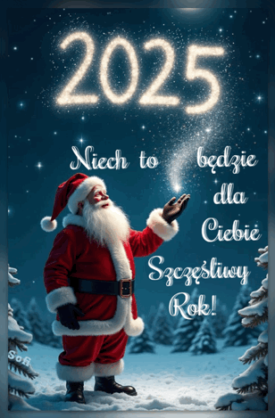Kartka 🌟 Niech to b�dzie dla Ciebie Cudowny Rok
