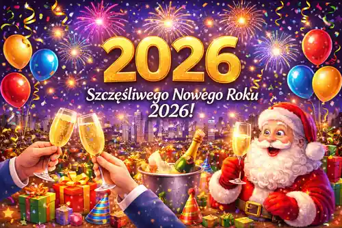 Kartka Wszystkiego najlepszego na 2026!