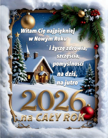 Kartka Witam Ci� najpi�kniej w Nowym Roku