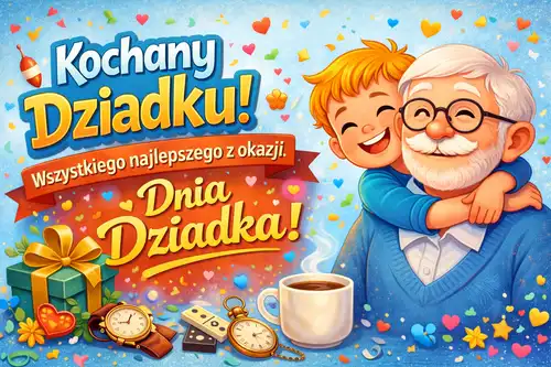 Kartka Kochany Dziadku!