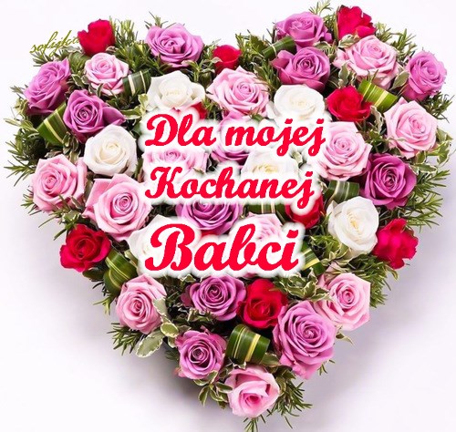 Kartka Serduszko dla mojej kochanej Babci!