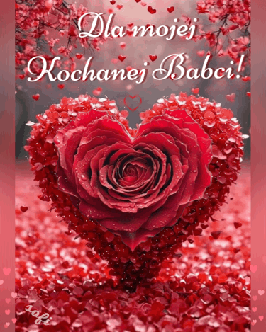 Kartka 🌹 Dla mojej Kochanej Babci!