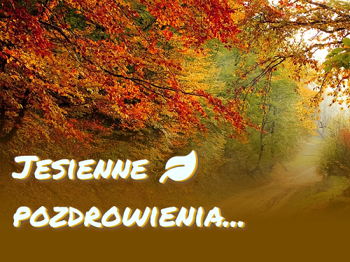Kartka Jesienne Pozdrowienia