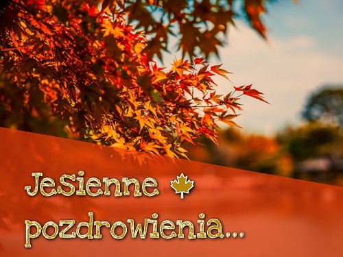 Kartka Jesienne Pozdrowienia