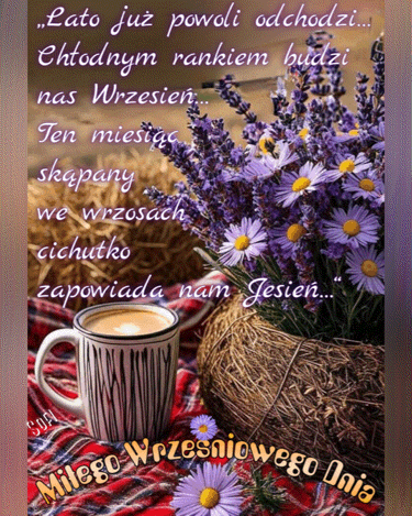 Kartka       Wrze�niowe Pozdrowienia