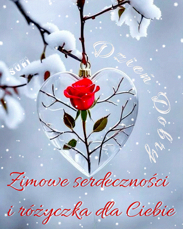 Kartka     Zimowe serdeczno�ci dla Ciebie