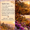     Babie lato…