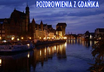 Kartka Pozdrowienia z Gdańska
