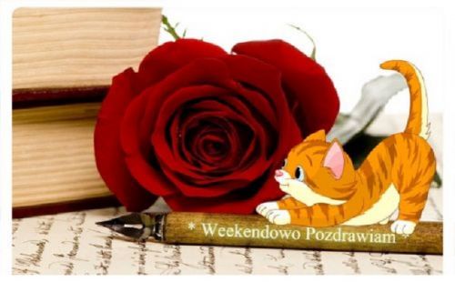 Kartka Weeekendowo Pozdrawiam