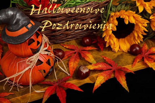 Kartka Halloweenowe pozdrowienia