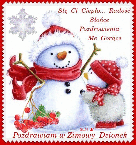 Kartka �le Ci  ⛄️ Pozdrowienia Me Gor�ce ...
