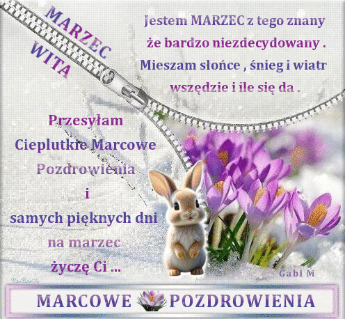 Kartka Cieplutkie 🌞 Marcowe Pozdrowienia ...