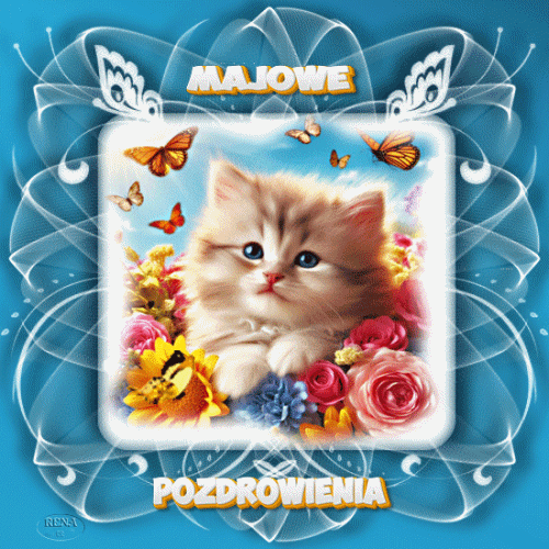 Kartka Majowe pozdrowienia