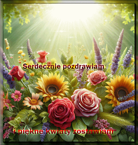 Kartka Serdecznie pozdrawiam i ...