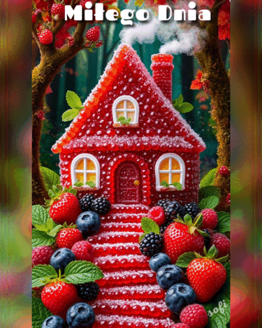 Kartka  🍓Pozdrowienia z witamink�🍒