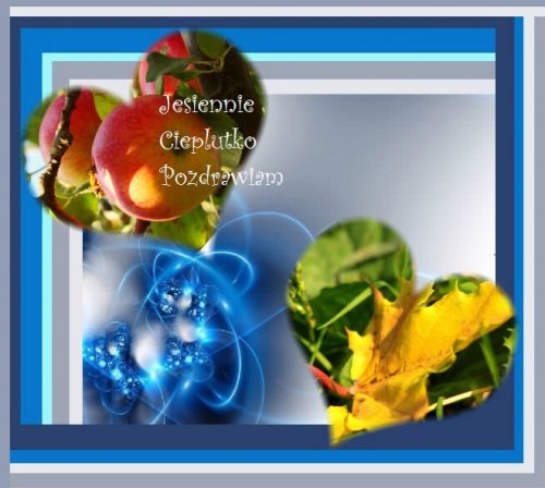 Kartka Jesiennie Cieplutko Pozdrawiam:)