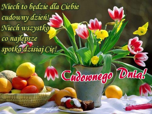 Kartka Niech to b�dzie dla Ciebie cudowny dzie�!