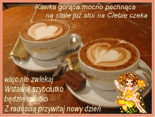 Kartka Z rado�ci� przywitaj nowy dzie� 
