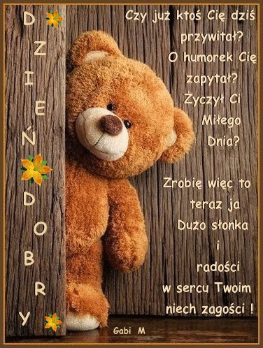 Kartka Dzie� Dobry - Witam Ci� Serdecznie ...:)