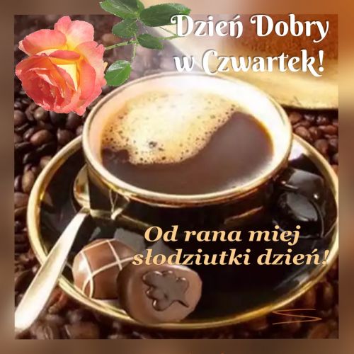 Kartka Cieplutko Witam Ci� w Czwartek