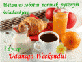 Witam w sobotni poranek...