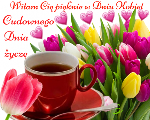 Kartka 💗Cudownego Dnia Kobiet!