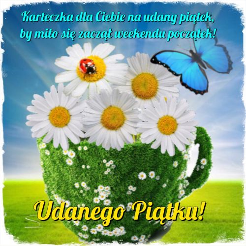 Kartka ☀Karteczka dla Ciebie na Pi�tek!