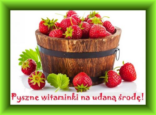 Kartka Pyszne witaminki na udan� �rod�!