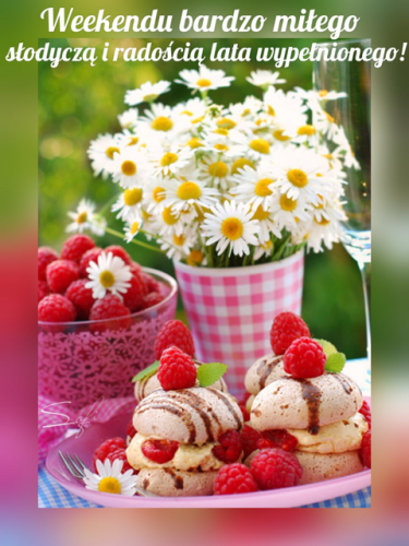 Kartka 🍓Bardzo mi�ego weekendu ...