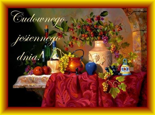 Kartka �ycz� Ci cudownego jesiennego dnia!