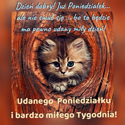 Kartka :)Ju�  Poniedzia�ek, ale nie smu� si�...