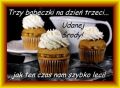 Trzy babeczki na dzień trzeci...Dzień dobry!