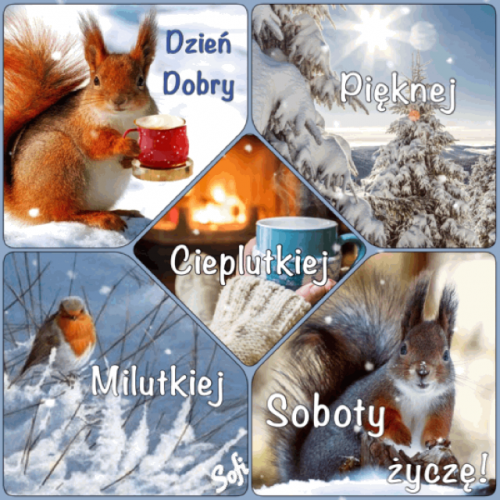 Kartka ❄Dzie� dobry w Sobot�!