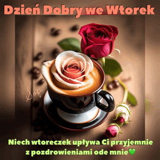 Kartka ☕Mi�ego Wtorku!