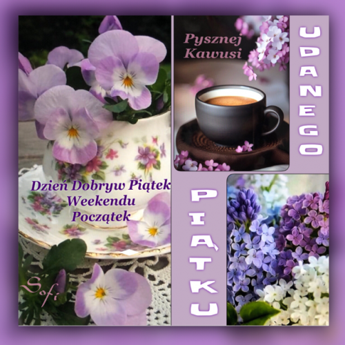 Kartka 🌸Dzie� dobry w Pi�tek!
