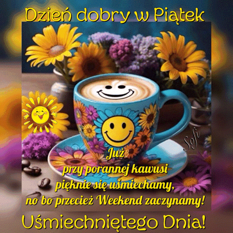 Kartka 🤗U�miechni�tego Pi�tku �ycz�!