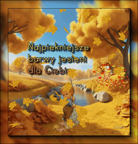 Kartka Najpi�kniejsze barwy jesieni dla Ciebie.