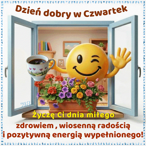 Kartka  😘Dzie� dobry w Czwartek☕