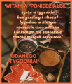 🍂☕Witam cieplutko w Poniedziałek!