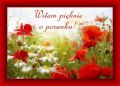 Witam pi�knie w sobotni poranek!