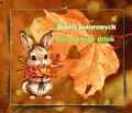 Bukiet kolorowych li�ci na mi�y dzie�