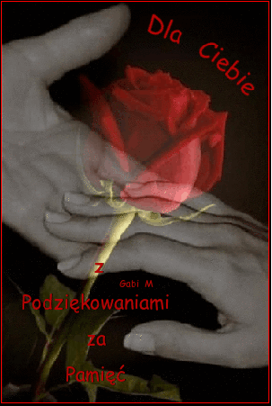 Kartka Dla Ciebie z Podzi�kowaniami za Pami�� 