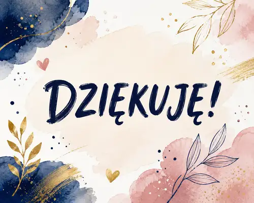 Kartka Dzi�kuj�!
